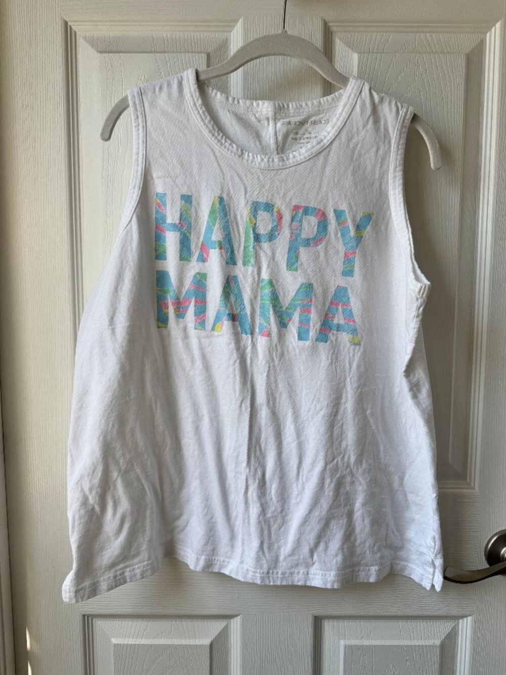 Happy Mama Tank Top 100% Cotton